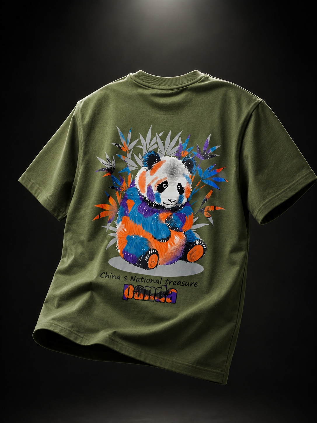 Wild Panda Oversized Drop Shoulder T-Shirt