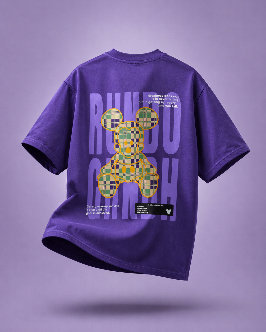 Royal Chaos Oversized Drop Shoulder T-Shirt