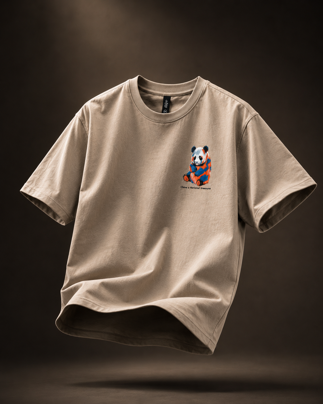Panda Drift Oversized Drop Shoulder T-Shirt
