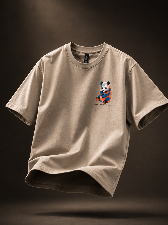 Panda Drift Oversized T-Shirt (Unisex)