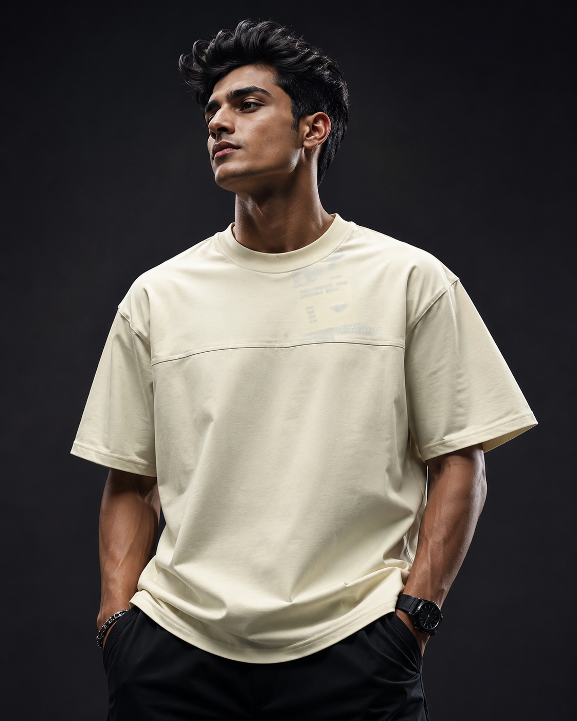 Essential Luxe Oversized Drop Shoulder T-Shirt