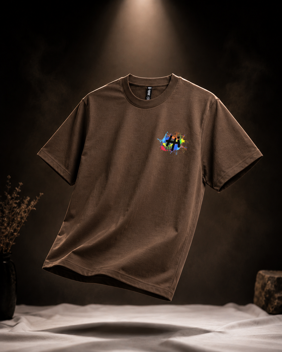 Brighter Pulse Oversized Drop Shoulder T-Shirt