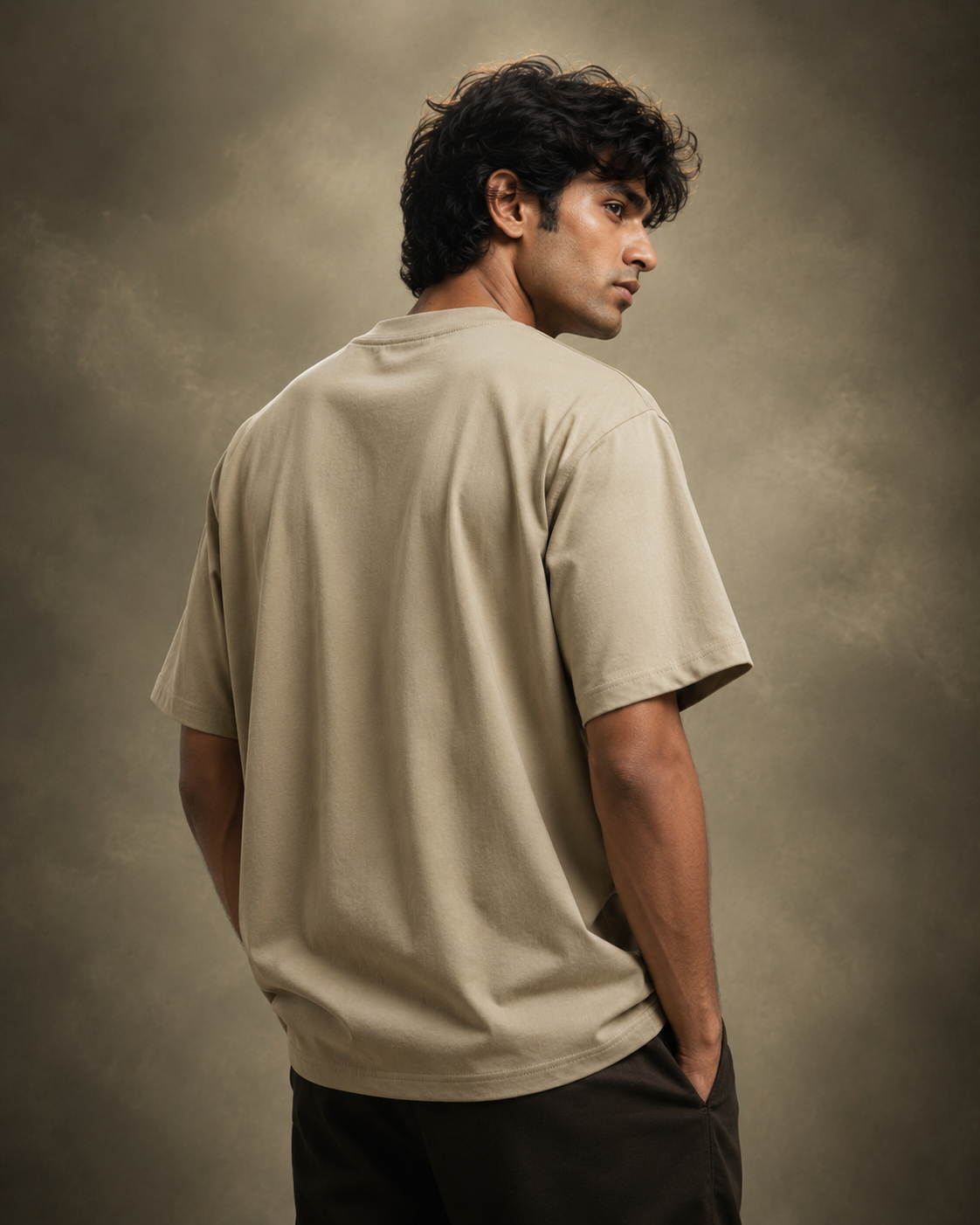 Desert Luxe Oversized Down Shoulder T-Shirt