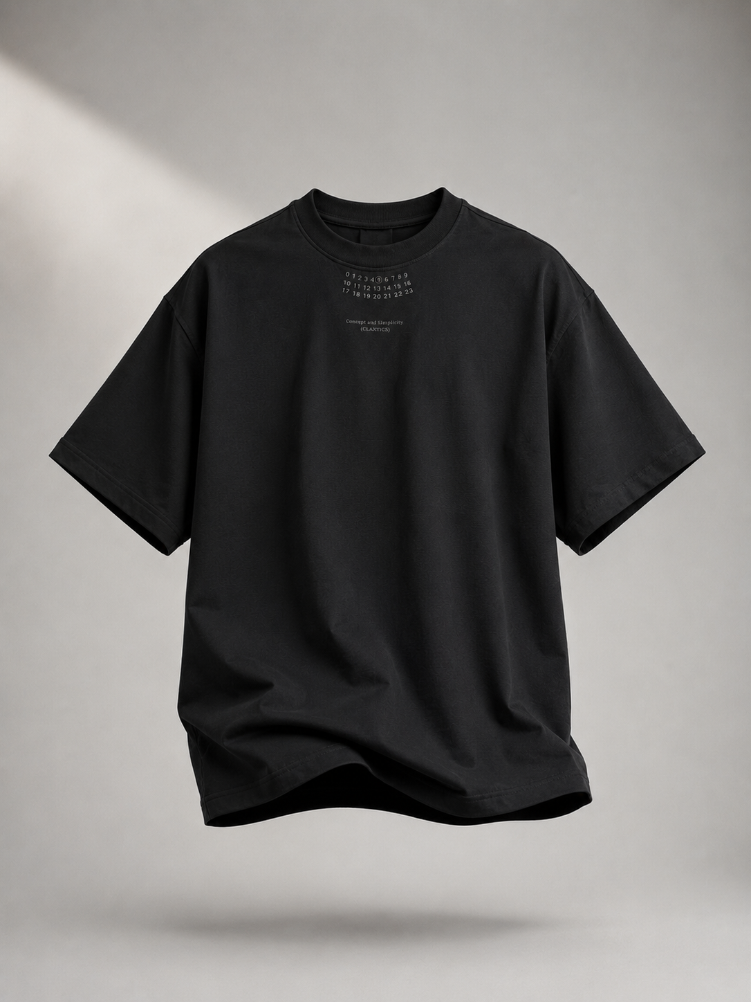 Stealth Code Oversized Down Shoulder T-Shirt