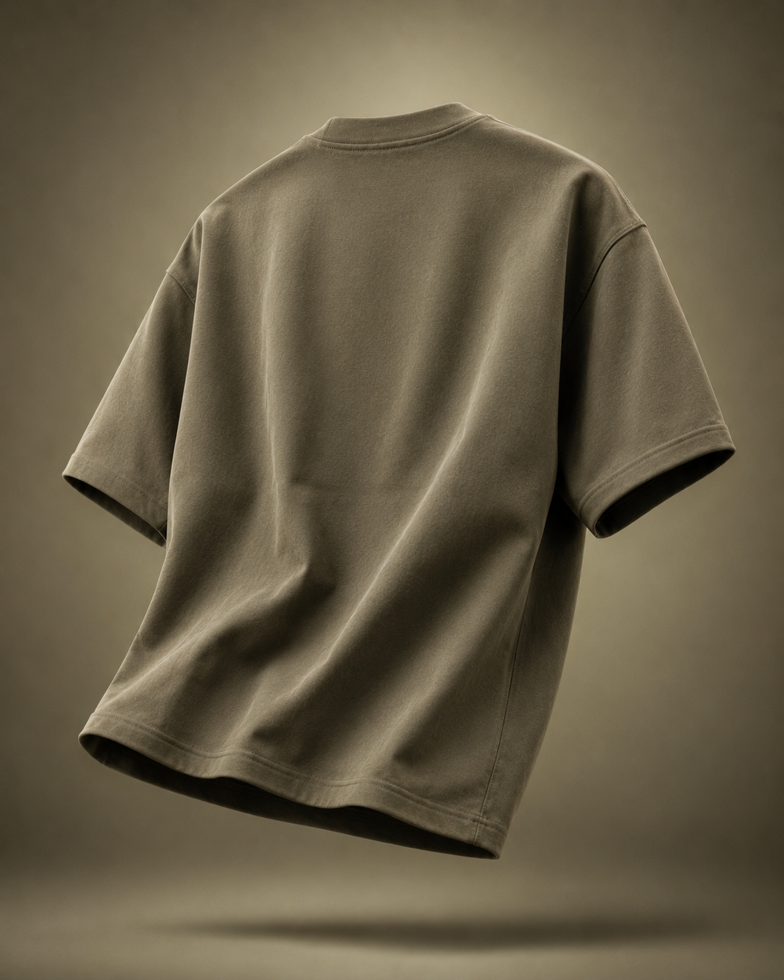 Olive Terrain Oversized Down Shoulder T-Shirt