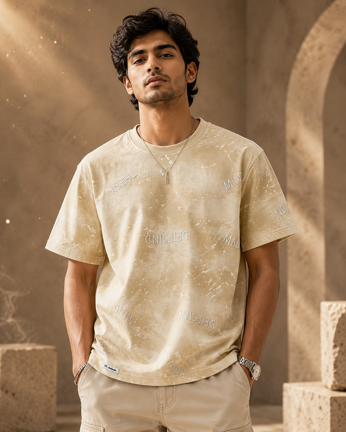 Sandstone Script Premium Regular Fit T-Shirt