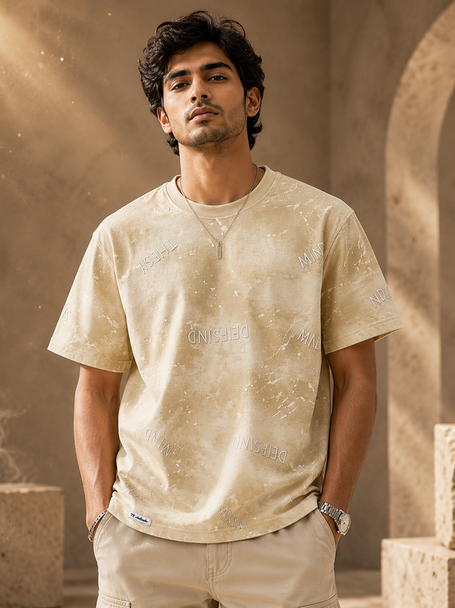 Sandstone Script Premium Regular Fit T-Shirt
