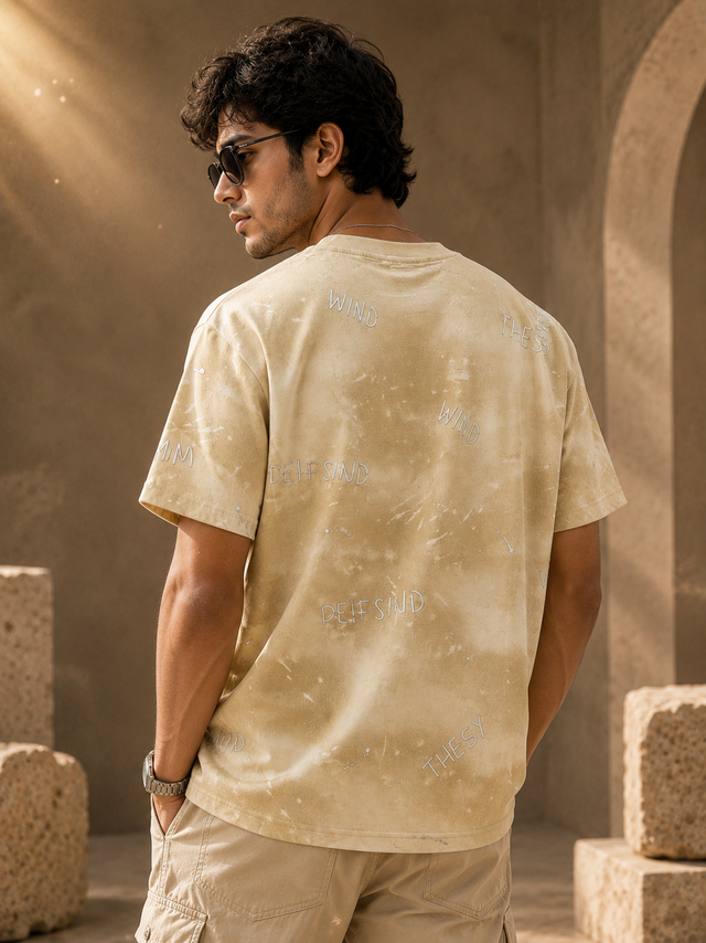 Sandstone Script Premium Regular Fit T-Shirt