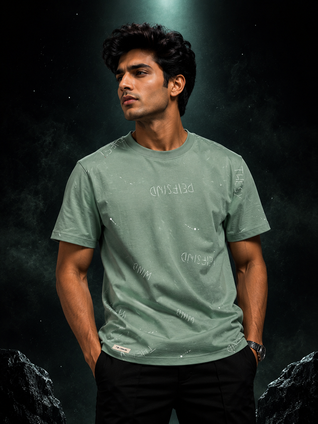 Sage Echo Premium Regular Fit T-Shirt