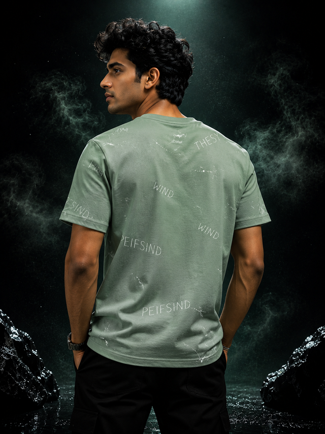 Sage Echo Premium Regular Fit T-Shirt