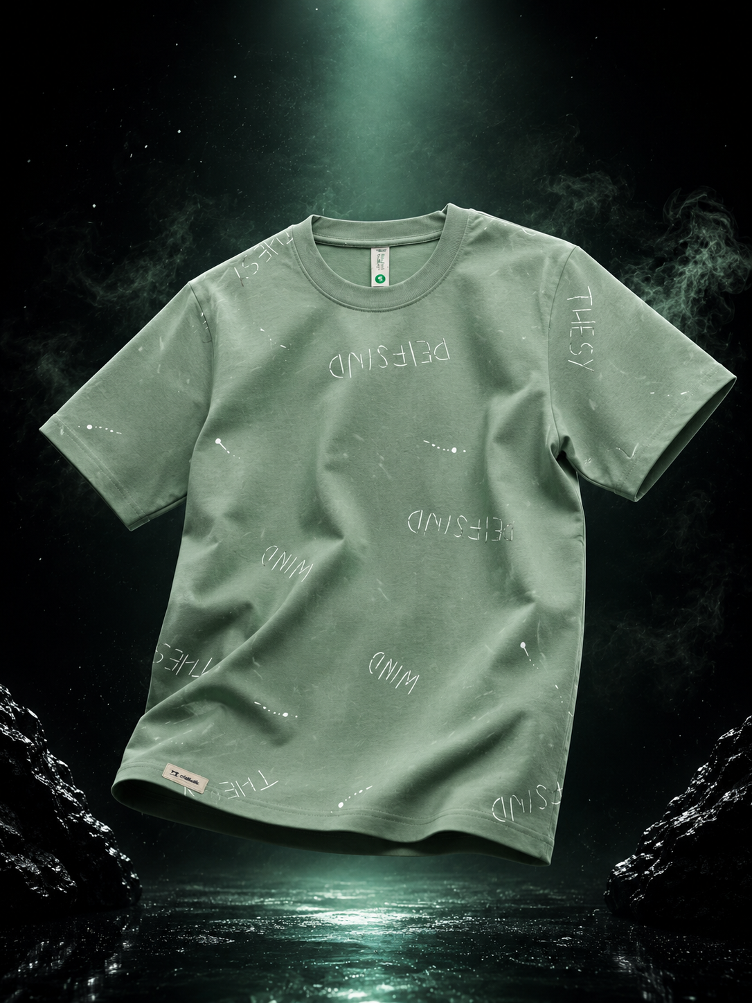 Sage Echo Premium Regular Fit T-Shirt
