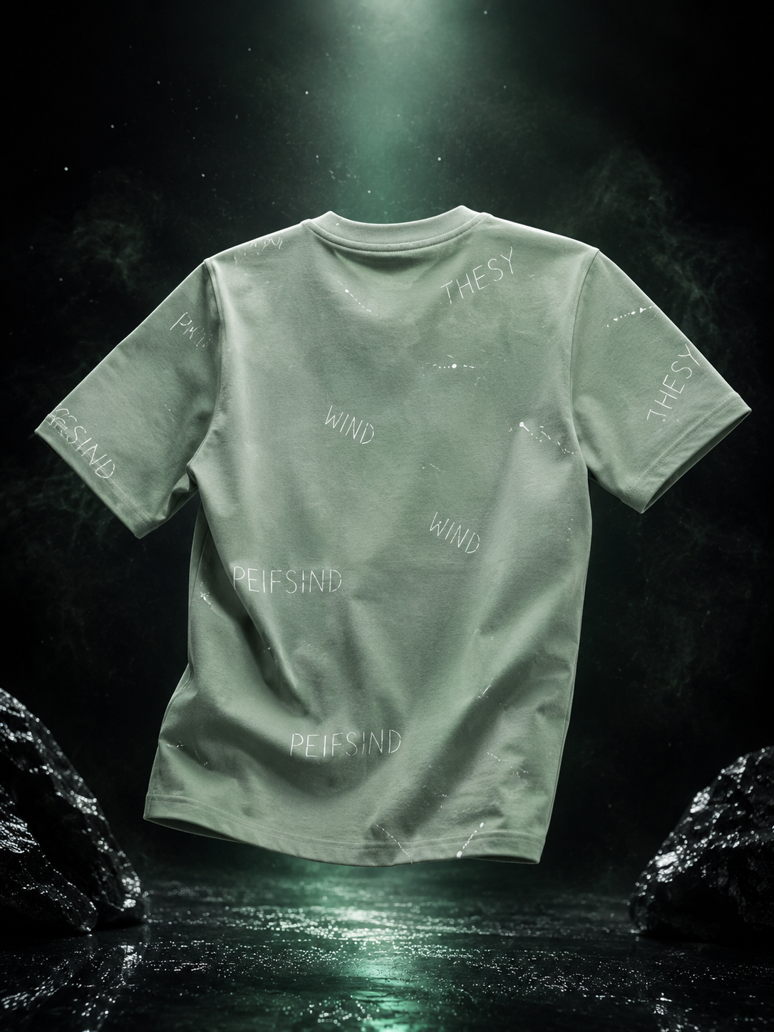 Sage Echo Premium Regular Fit T-Shirt