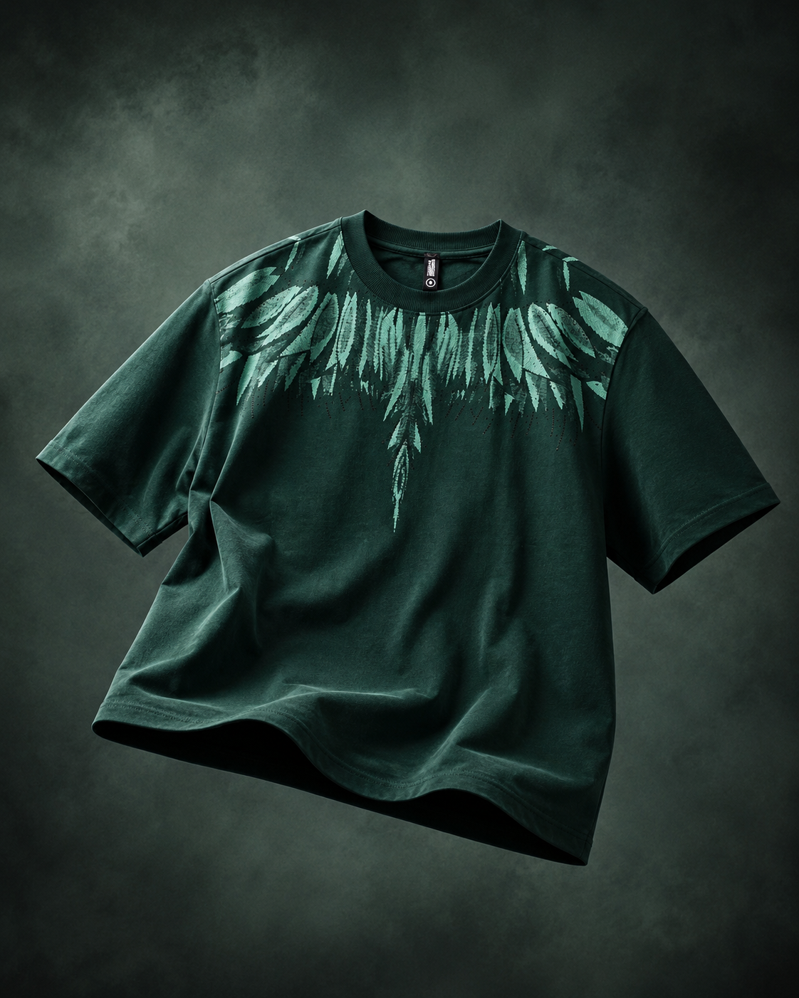 Emerald Wings Oversized Drop Shoulder T-Shirt