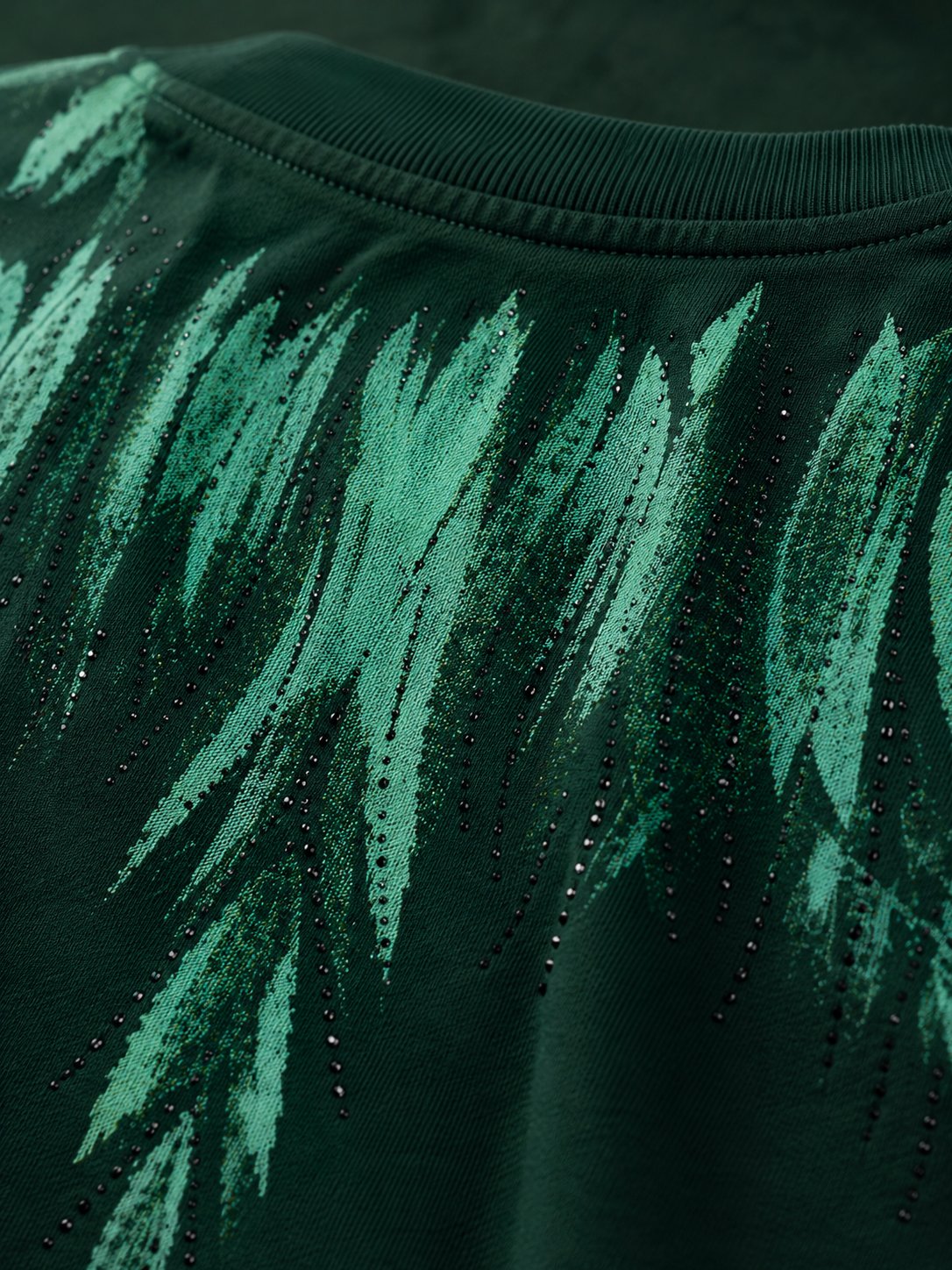 Emerald Wings Oversized Drop Shoulder T-Shirt