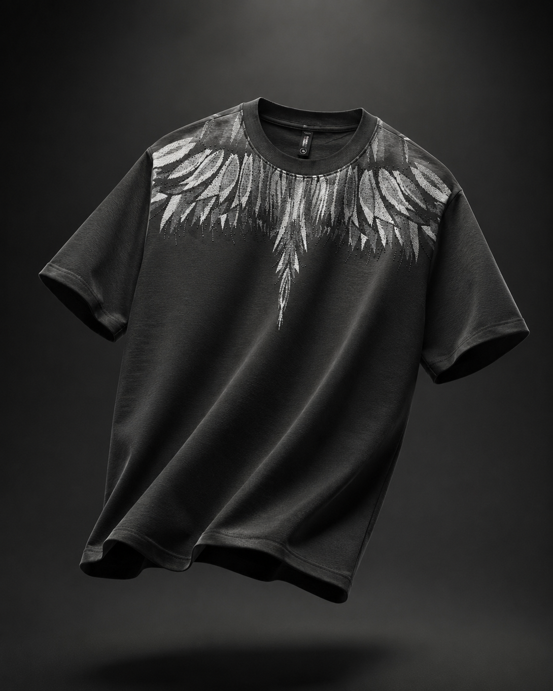 Midnight Wings Oversized Drop Shoulder T-Shirt