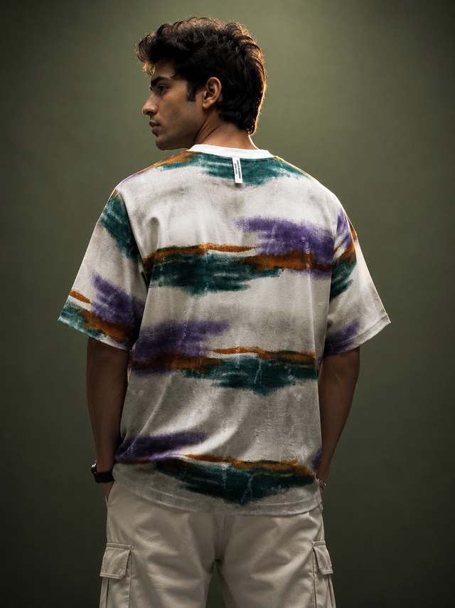 Aurora Brushstroke RF Unique T-Shirt