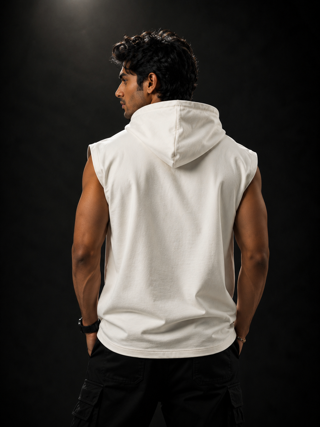 Sunshine Drift Sleeveless Hoodie