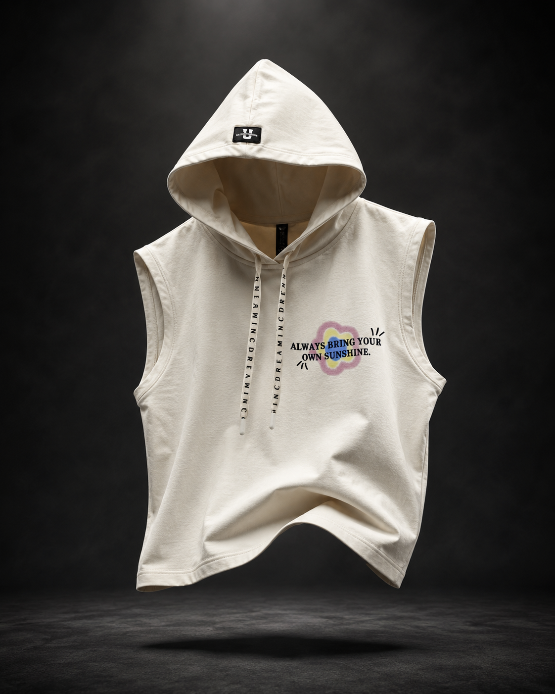 Sunshine Drift Sleeveless Hoodie