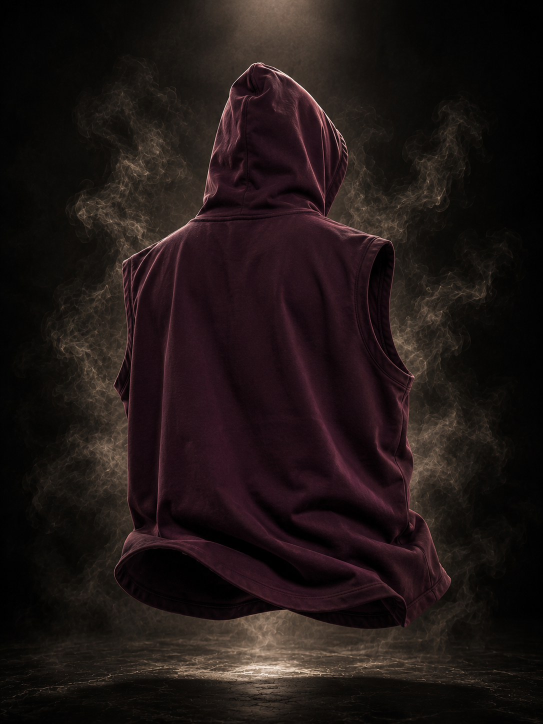 Shadow Pulse Sleeveless Hoodie