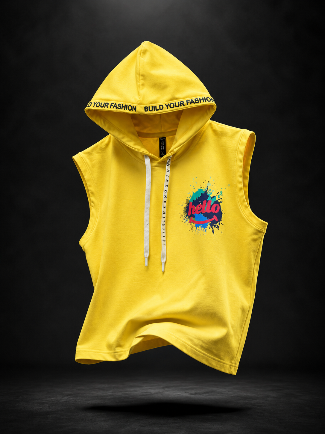 Hello Blaze Sleeveless Hoodie