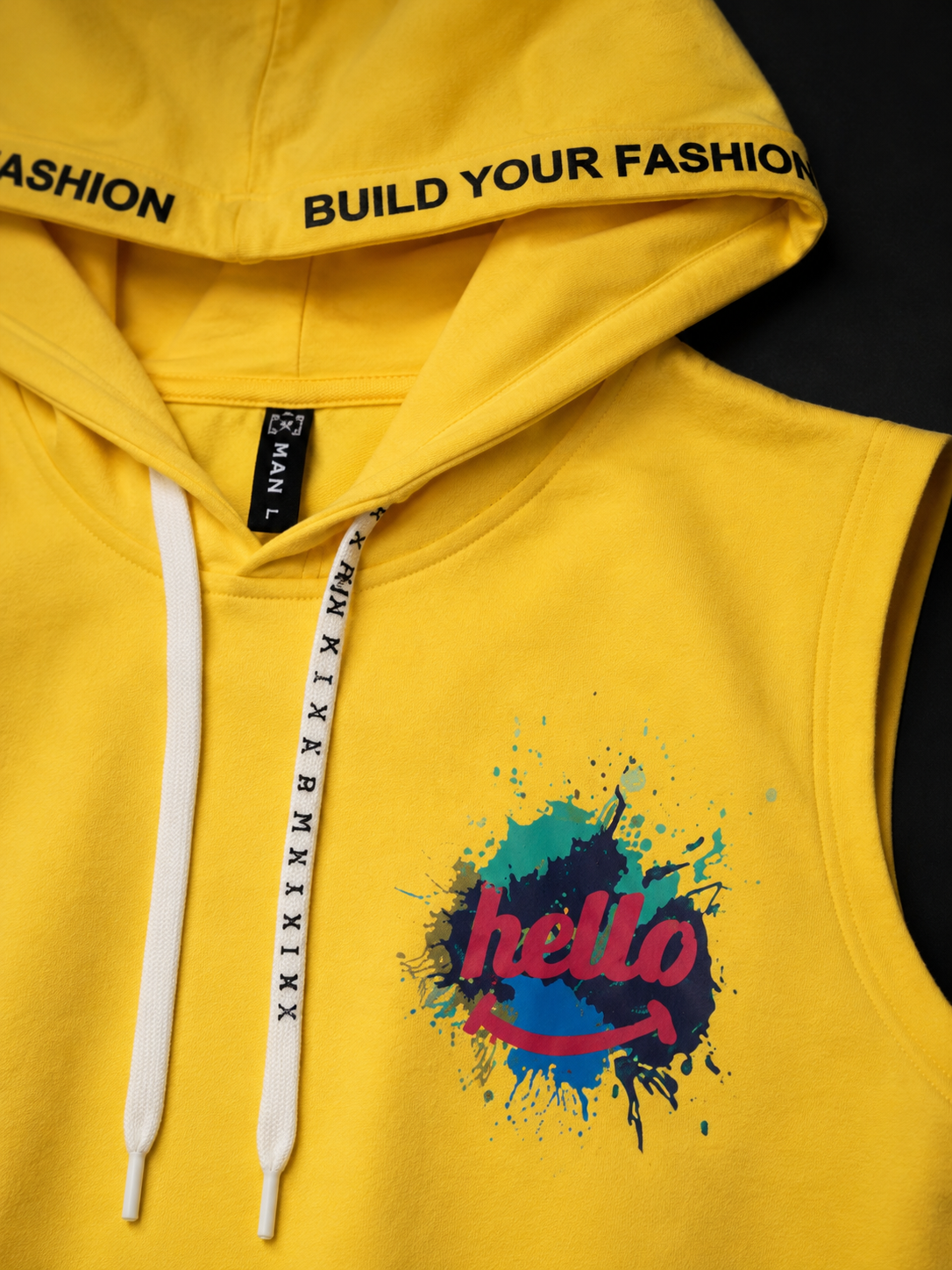 Hello Blaze Sleeveless Hoodie