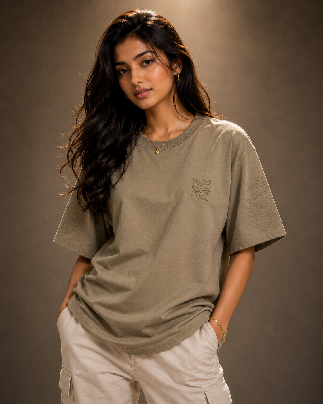 Terra Luxe Oversized Drop Shoulder T-Shirt