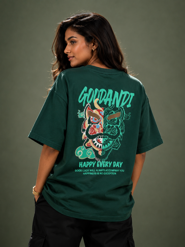 Good Vibes Oni Oversized T-Shirt (Unisex)