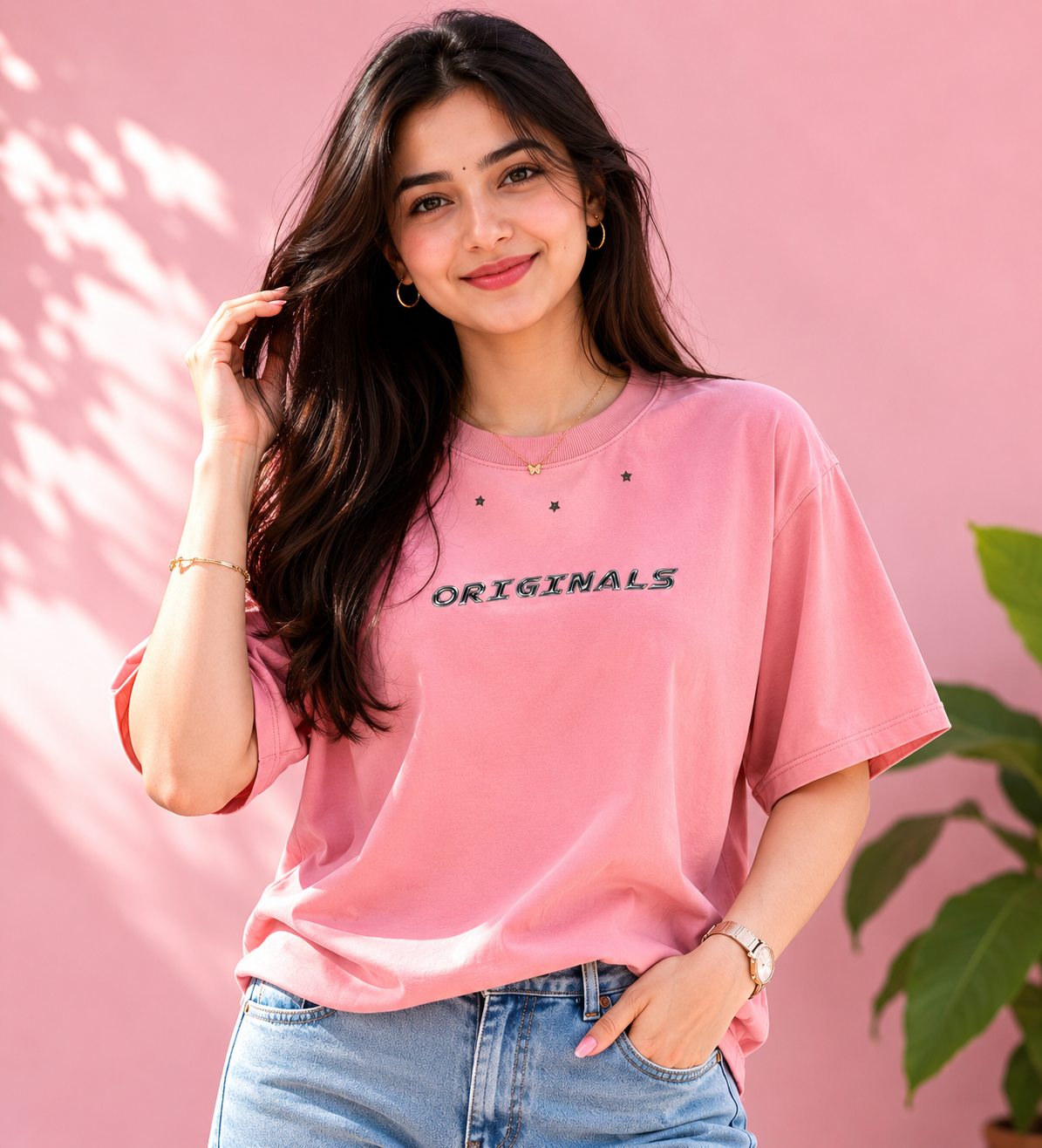 Blush Originals Oversized Drop Shoulder T-Shirt (Unisex)