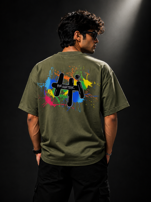 Brighter Splash Oversized T-Shirt (Unisex)