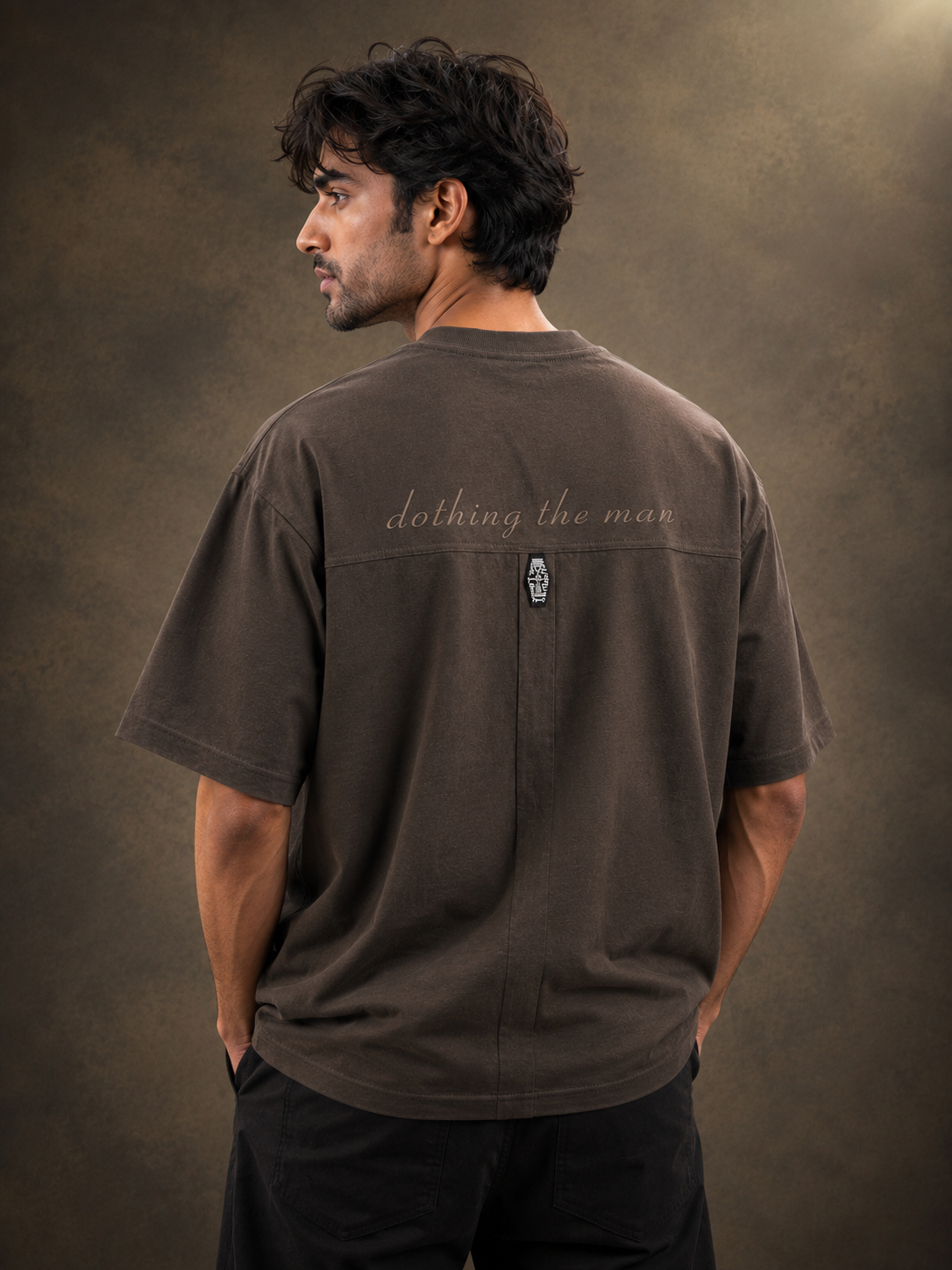 Espresso Heritage Oversized Drop Shoulder T-Shirt