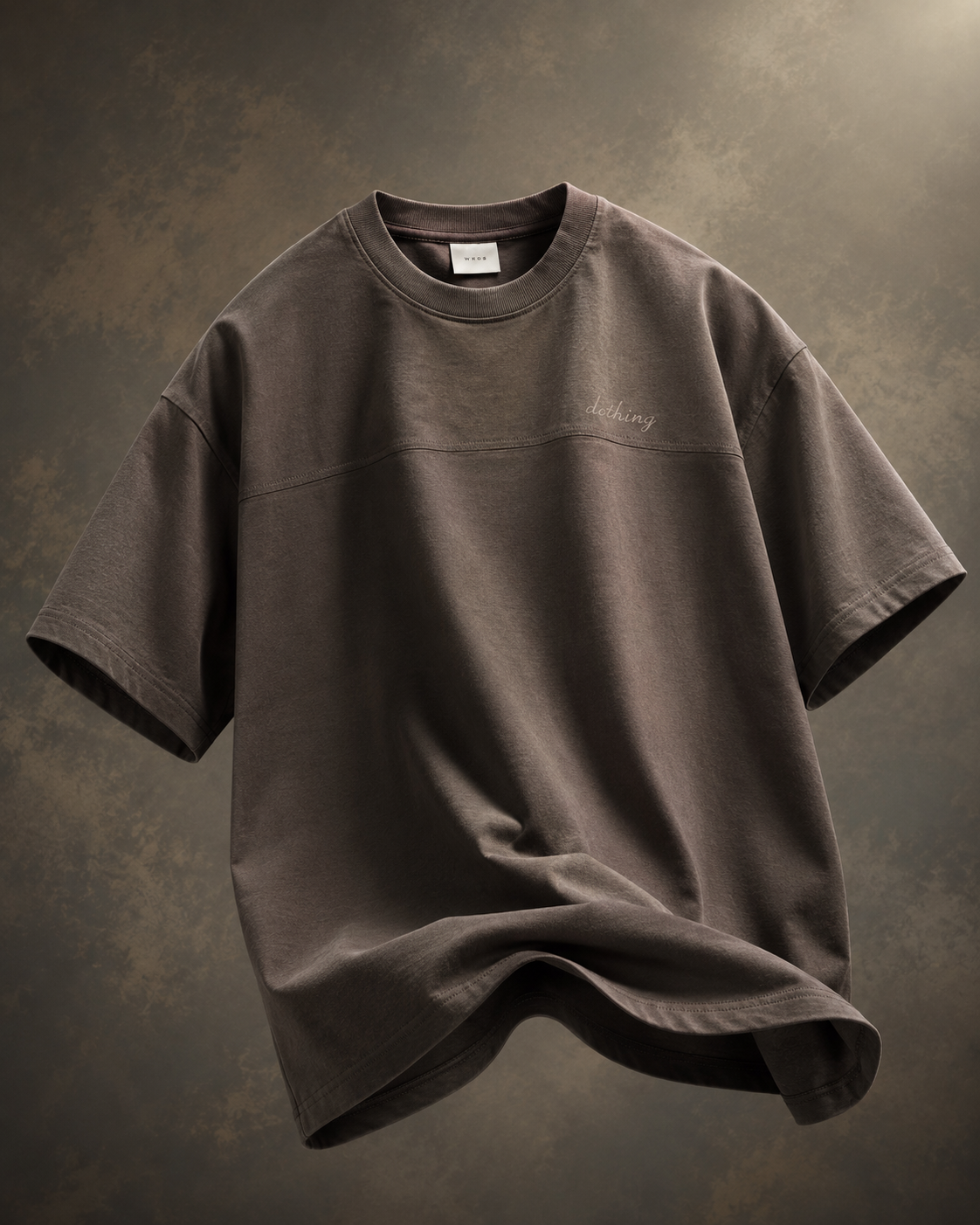 Espresso Heritage Oversized Drop Shoulder T-Shirt