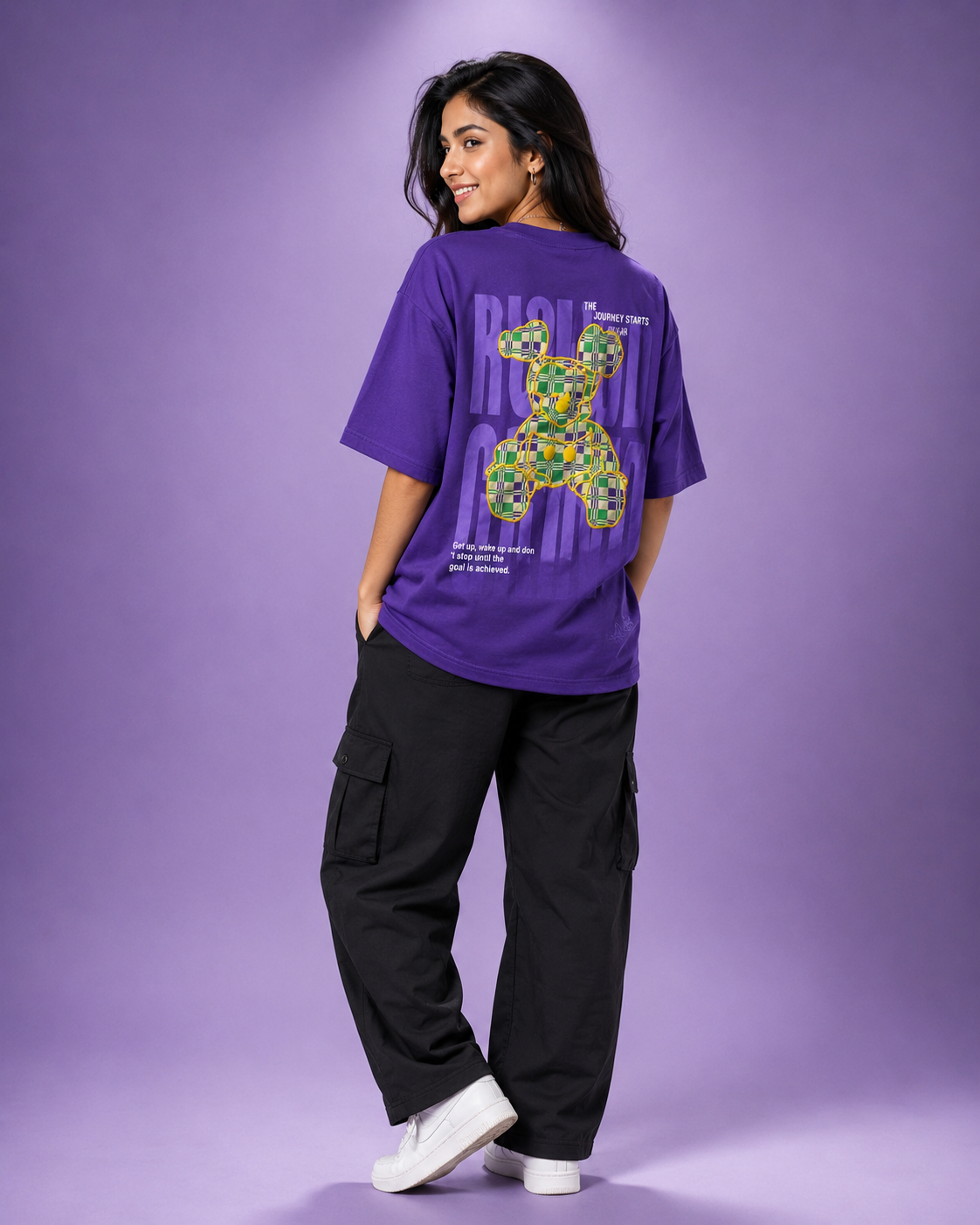 Royal Chaos Oversized Drop Shoulder T-Shirt (Unisex)