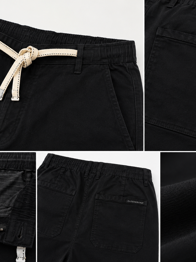 Midnight Flex Regular Fit Cotton Trouser