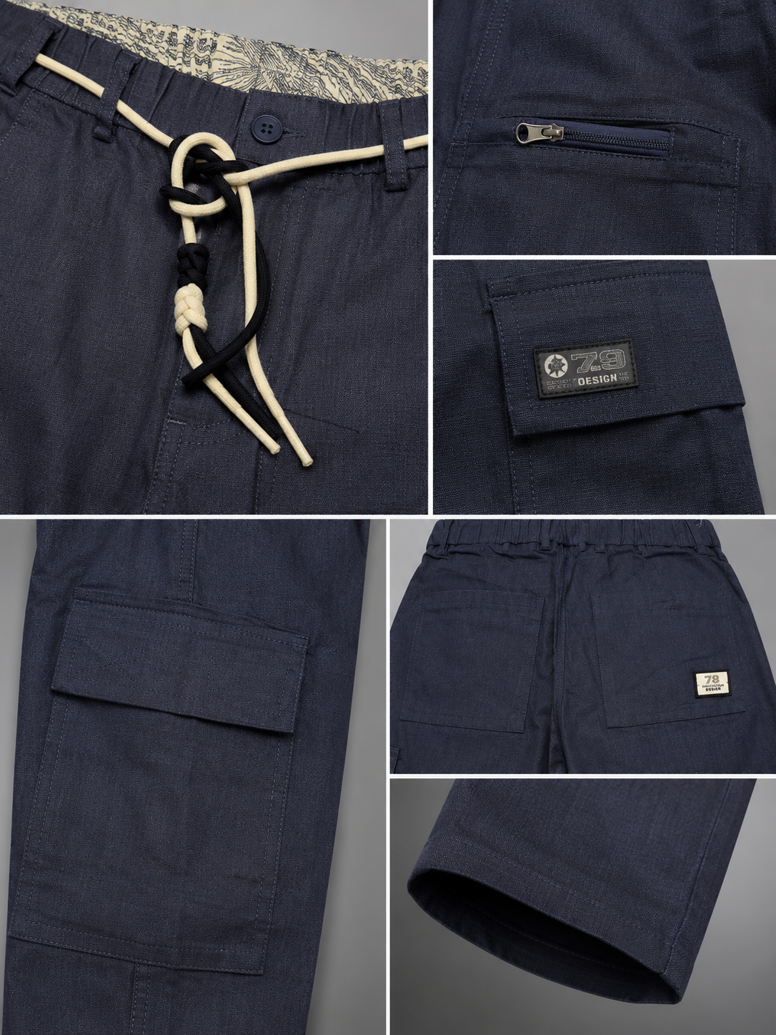Midnight Voyager Narrow Fit Cargo Trouser