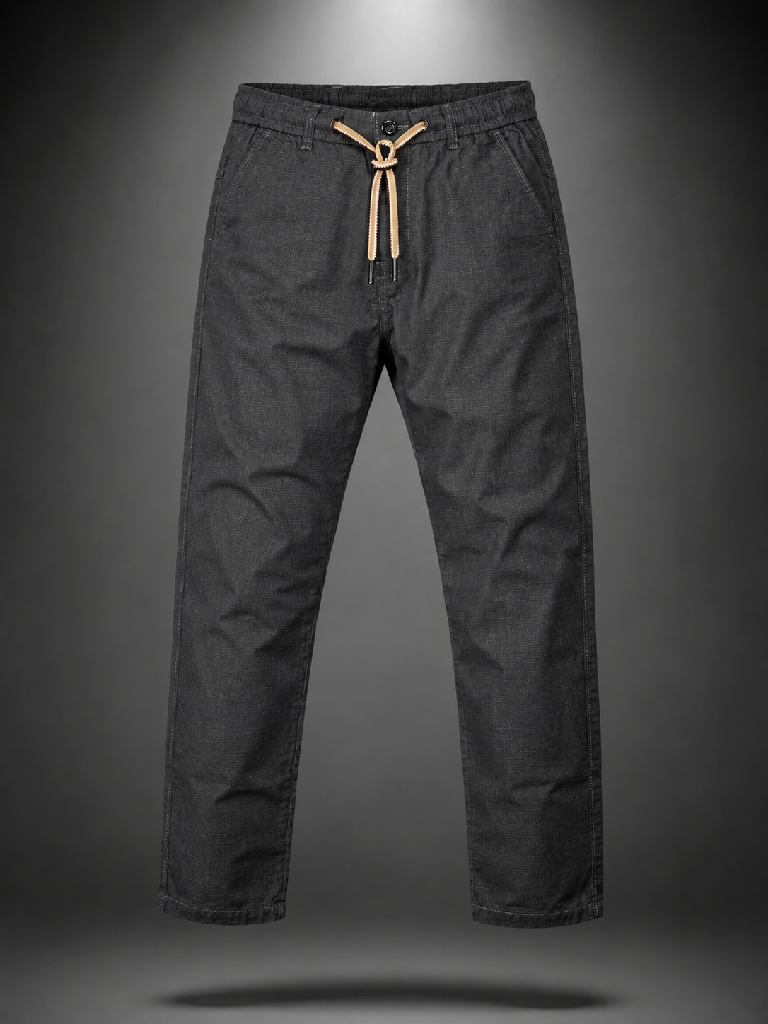 Urban Slate Regular Fit Cotton Trouser