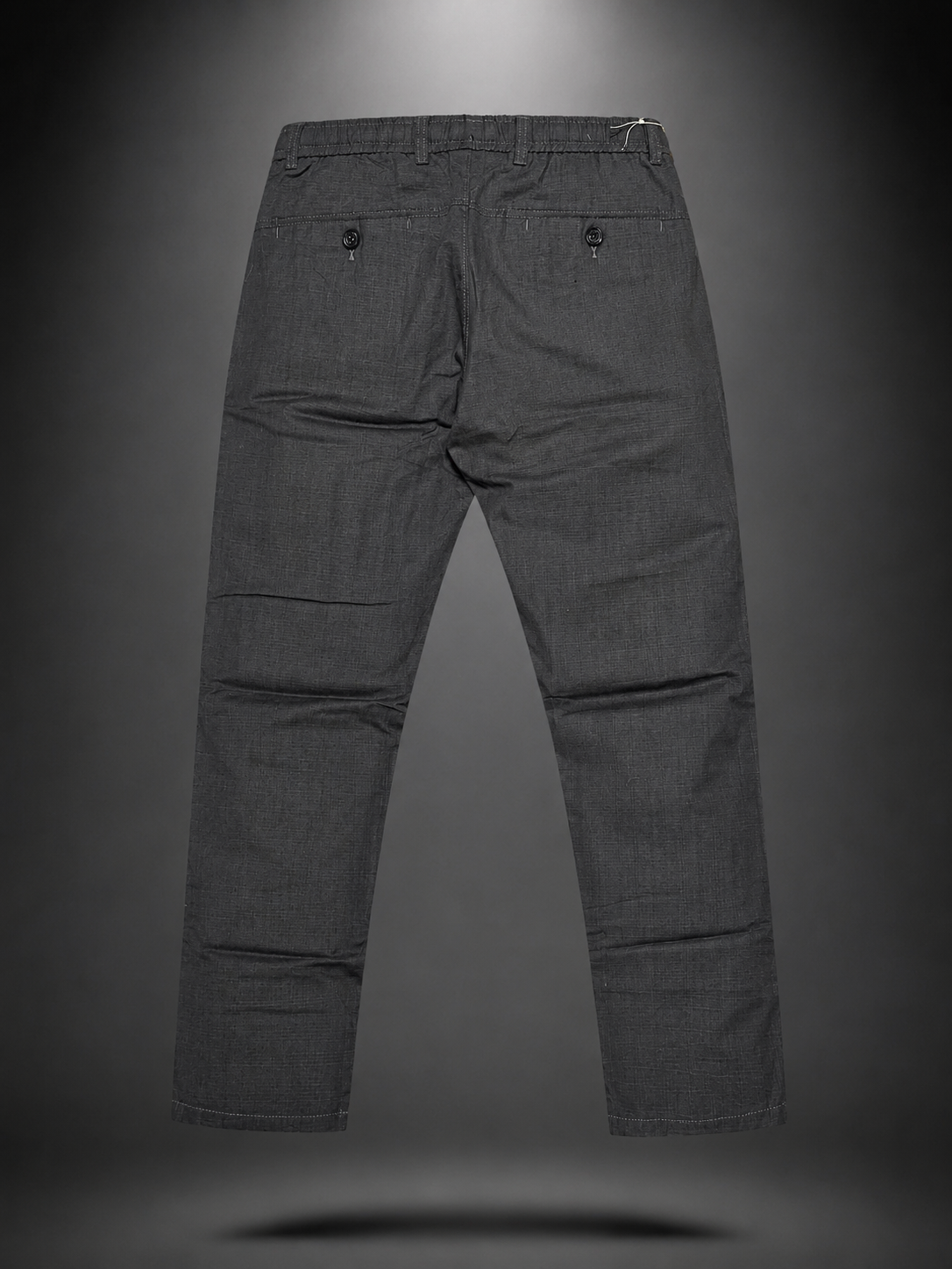 Urban Slate Regular Fit Cotton Trouser