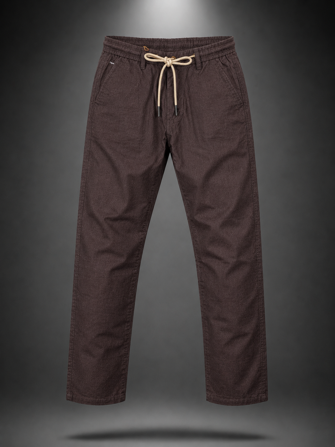 Espresso Luxe Regular Fit Cotton Trouser
