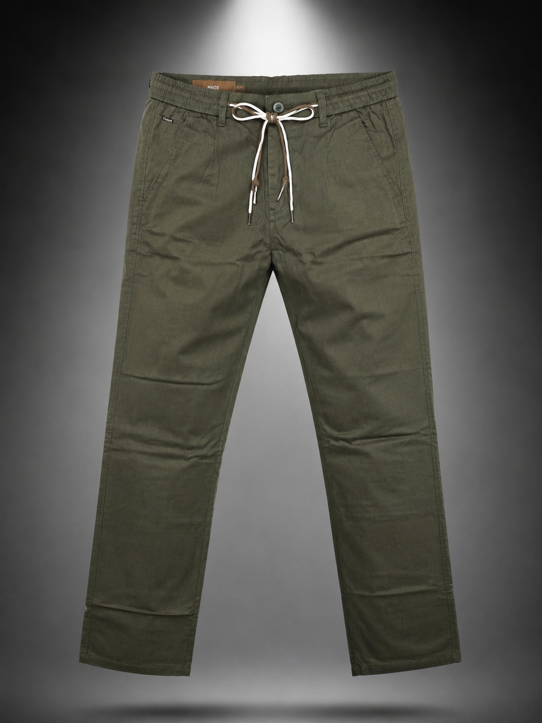 Olive Ridge Regular Fit Cotton Trouser