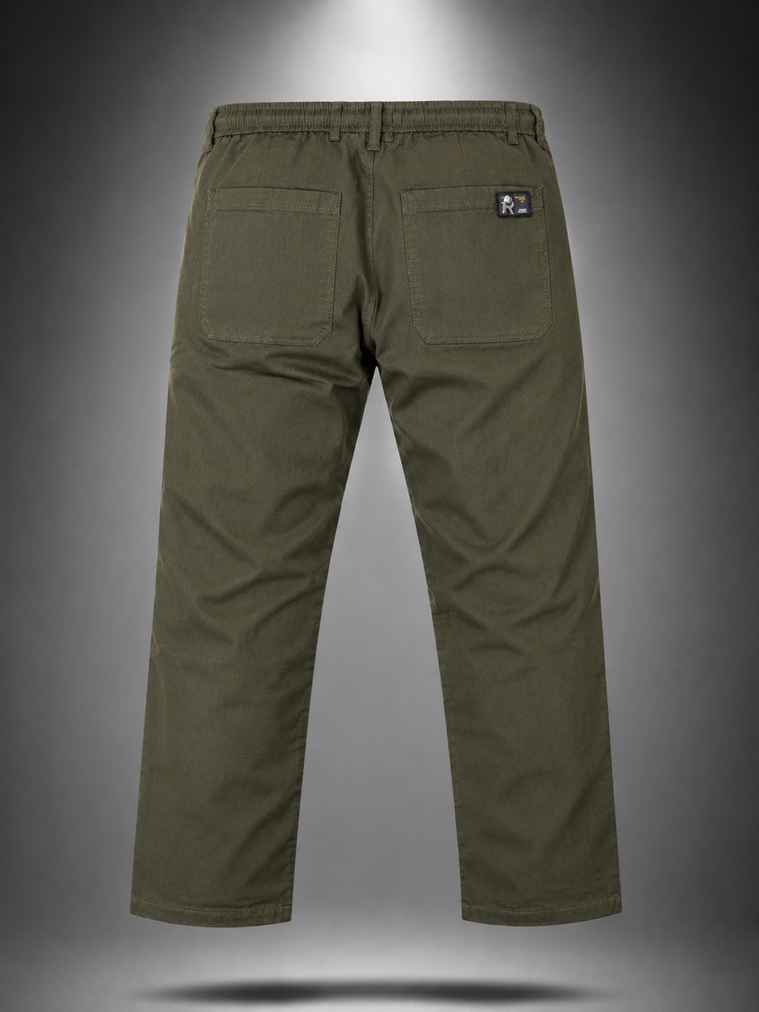 Olive Ridge Regular Fit Cotton Trouser