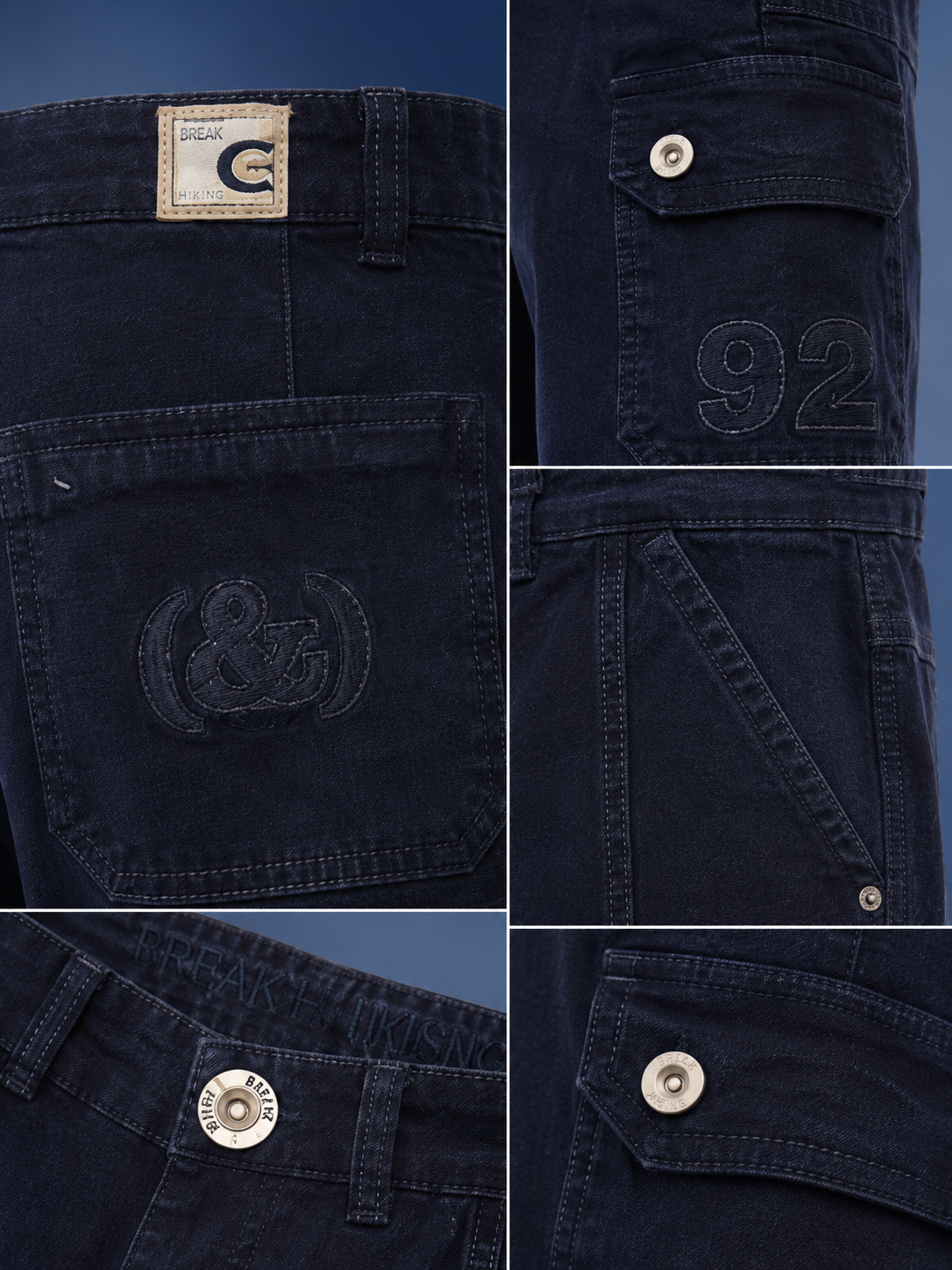 Midnight Ranger Cargo Jeans