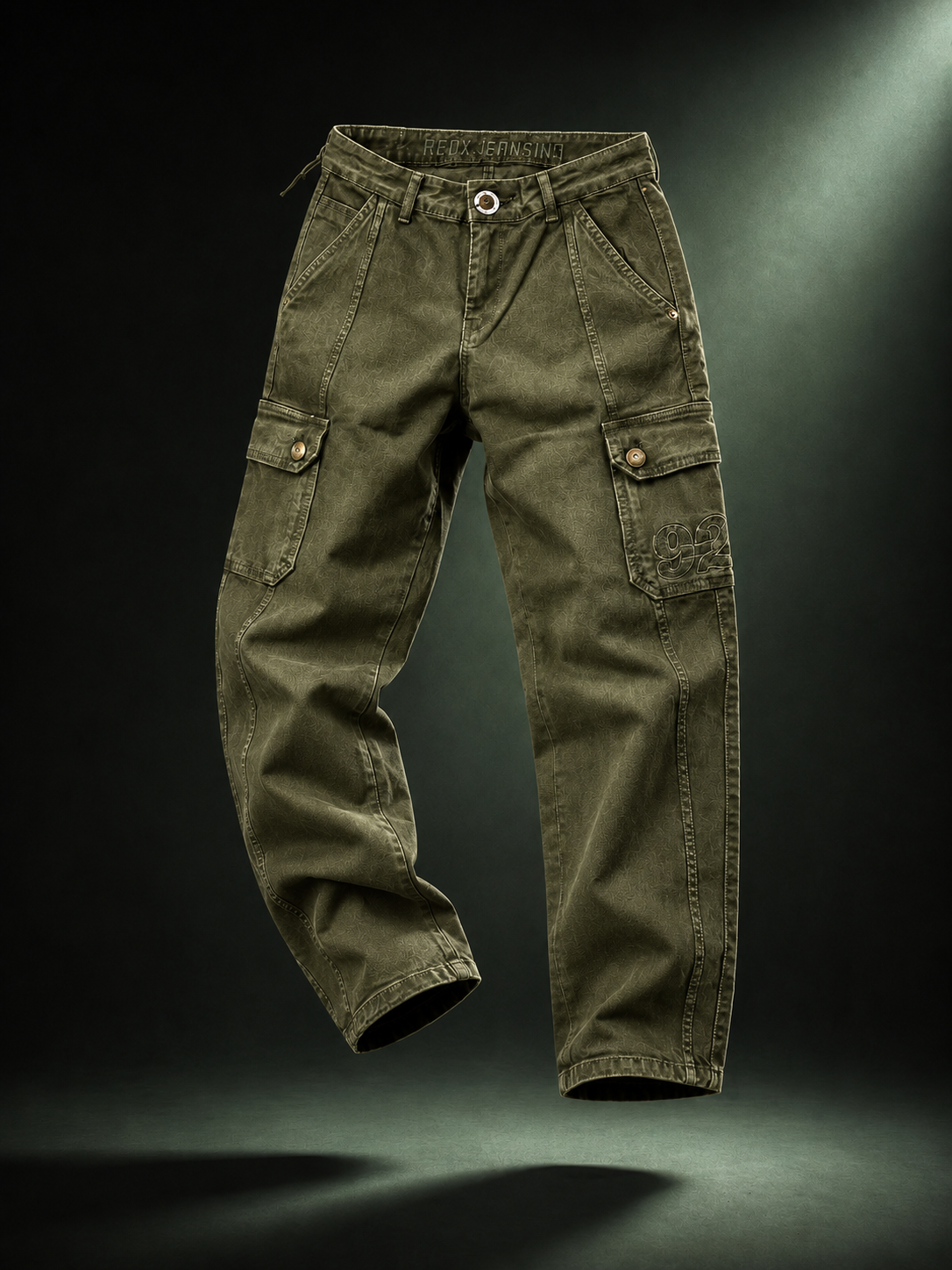 Urban Ranger Olive Cargo Fit Jeans