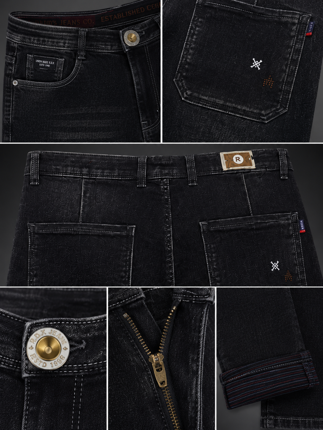 Midnight Edge Mom Fit Jeans