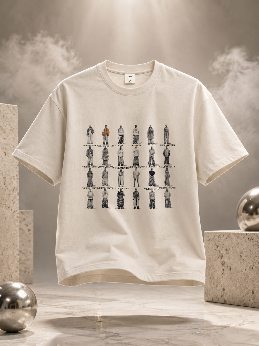 Ivory Icons Oversized T-Shirt
