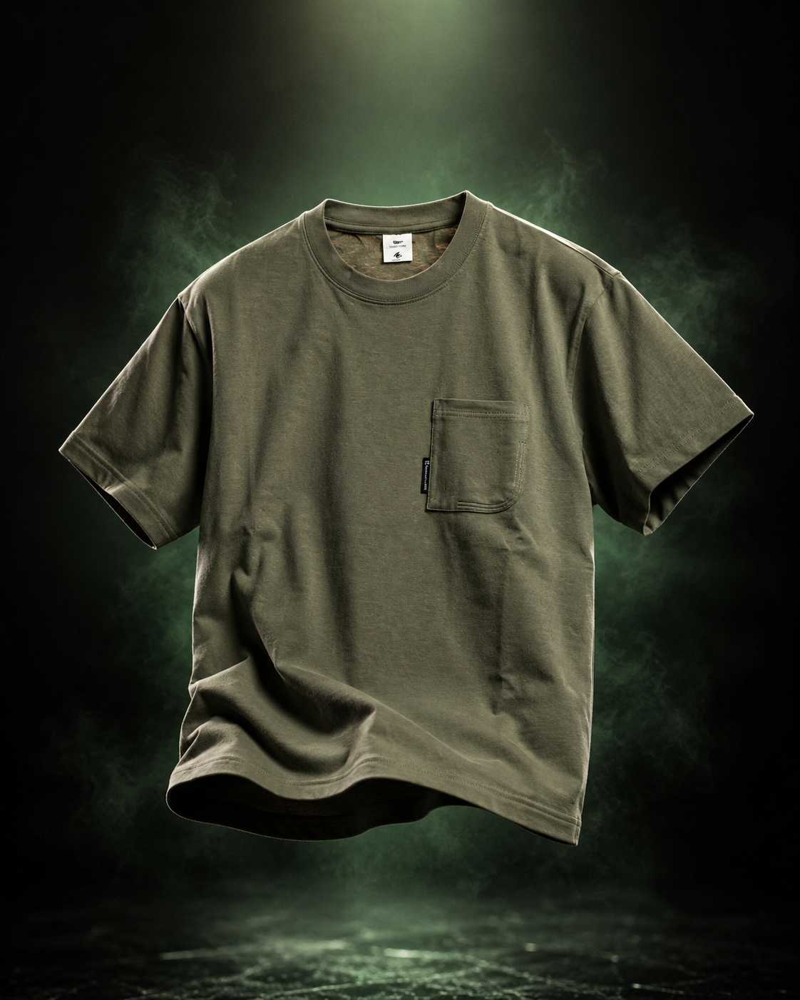 Urban Olive Utility Pocket T-Shirt