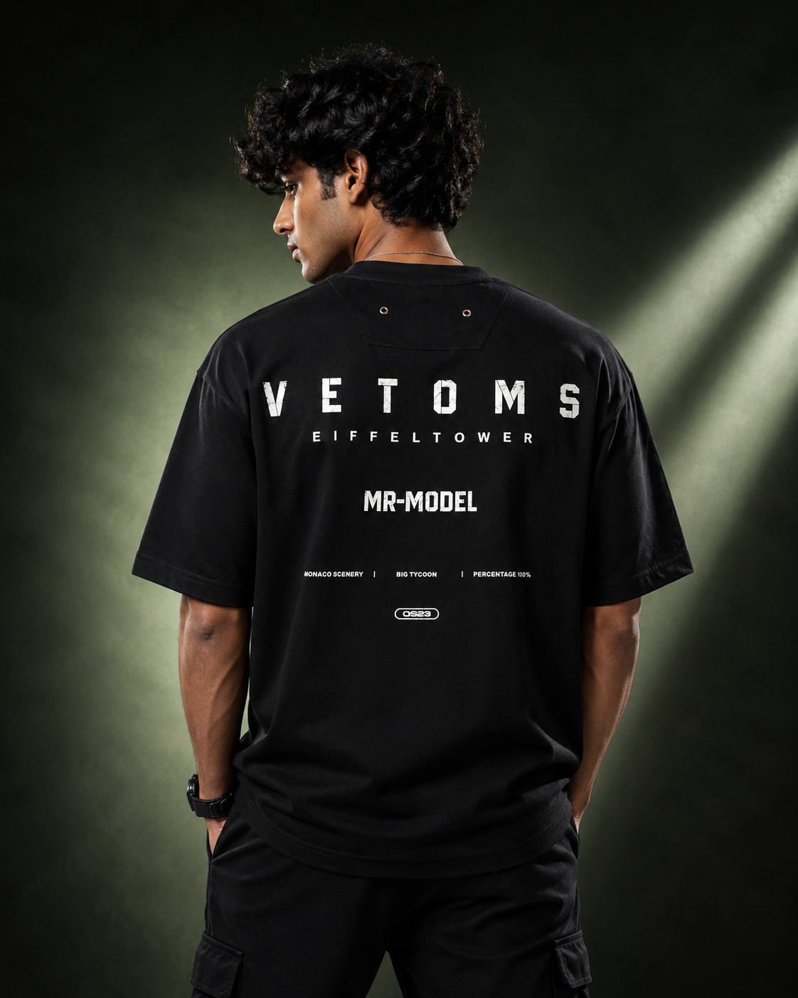 Midnight Utility Pocket Oversized T-Shirt