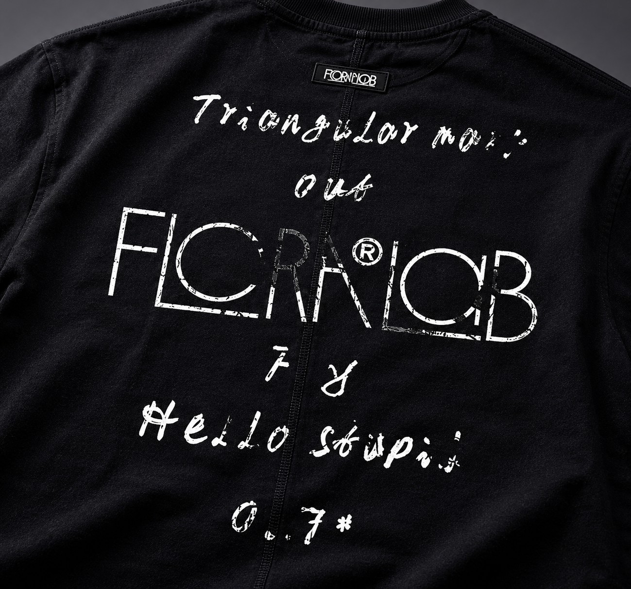 Noir Core Minimal Oversized T-Shirt