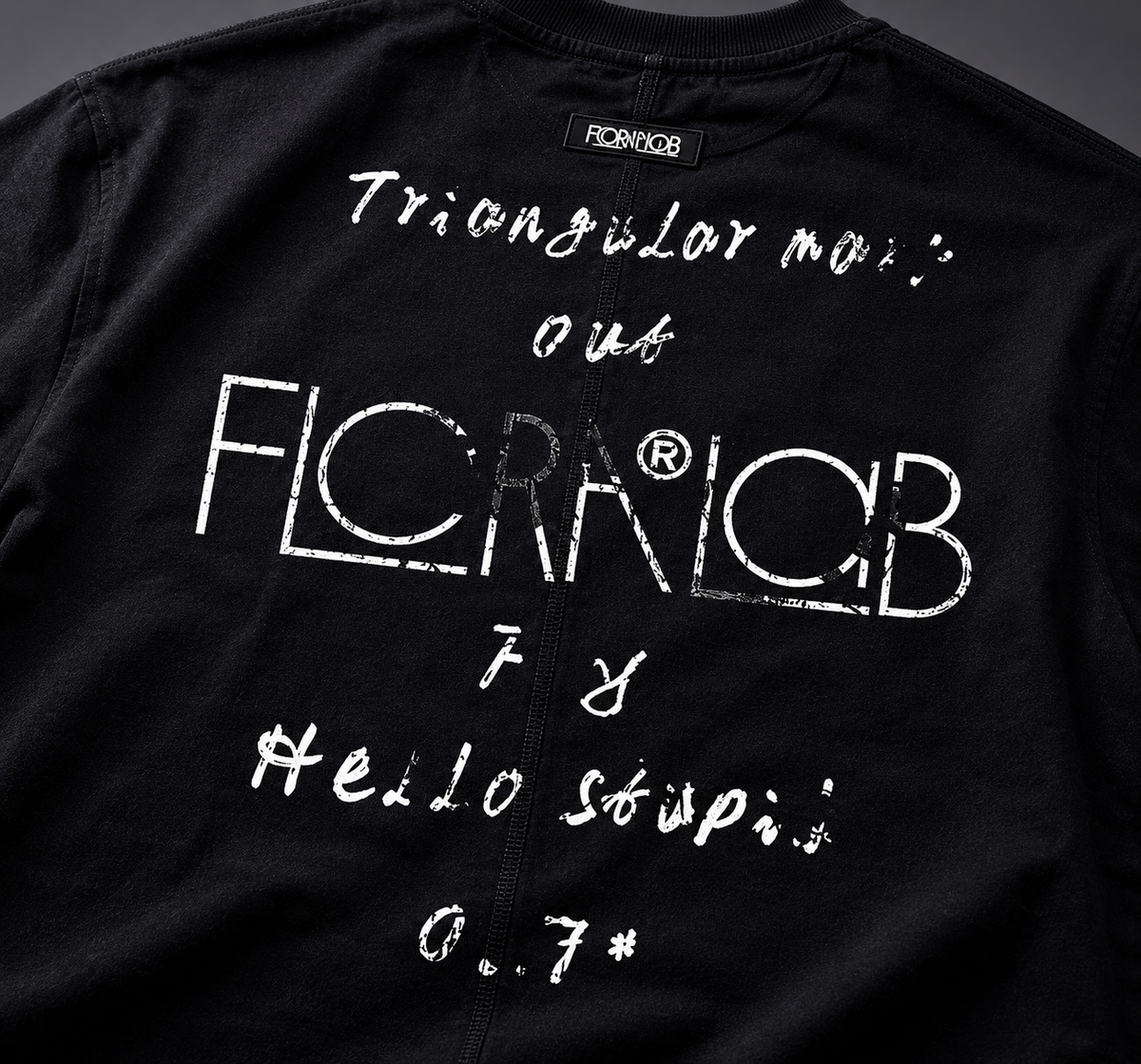 Noir Core Minimal Oversized T-Shirt
