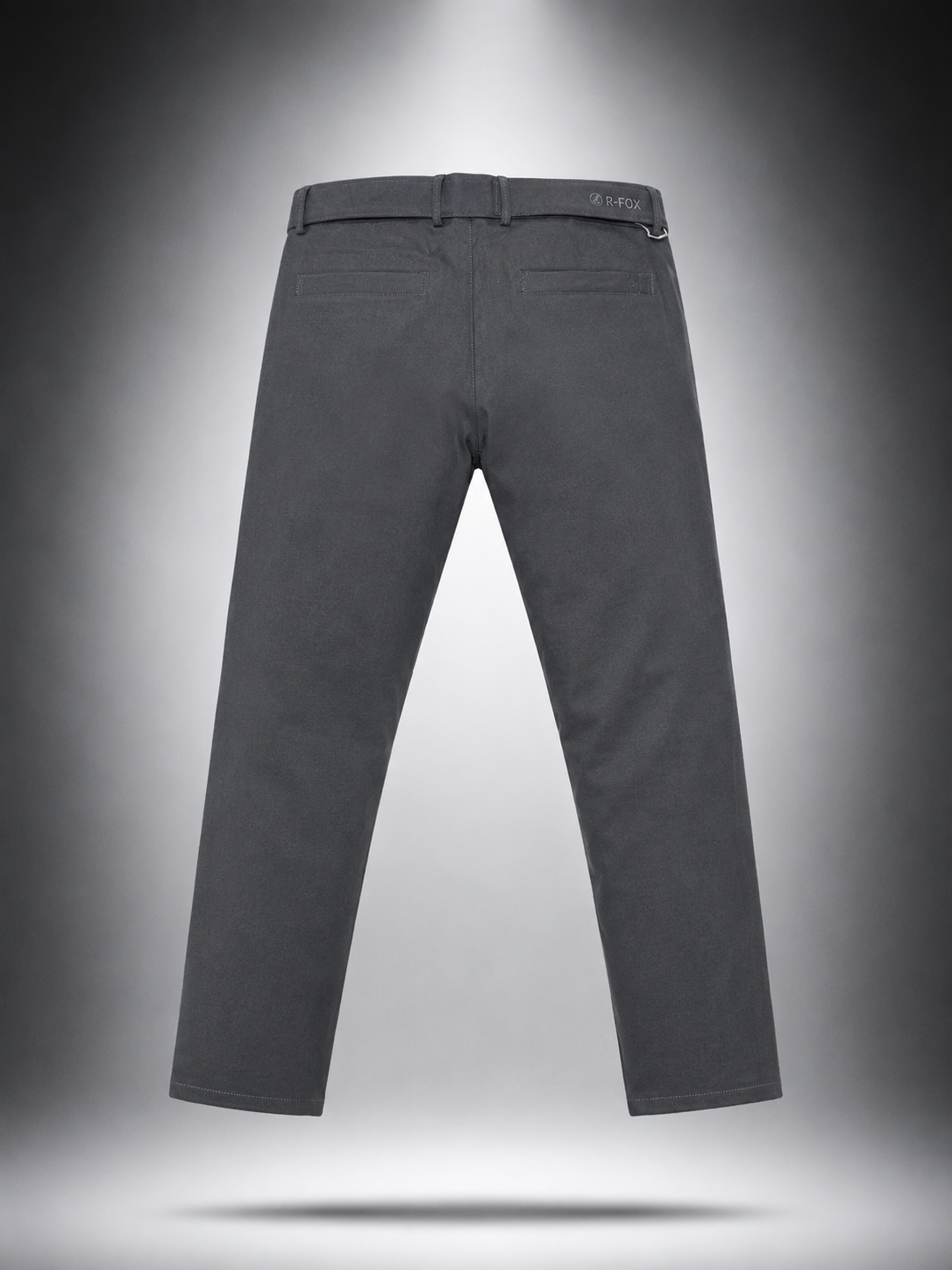 Urban Slate Cotton Slim Fit Trousers