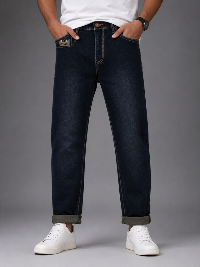 Classic Indigo Mom Fit Jeans