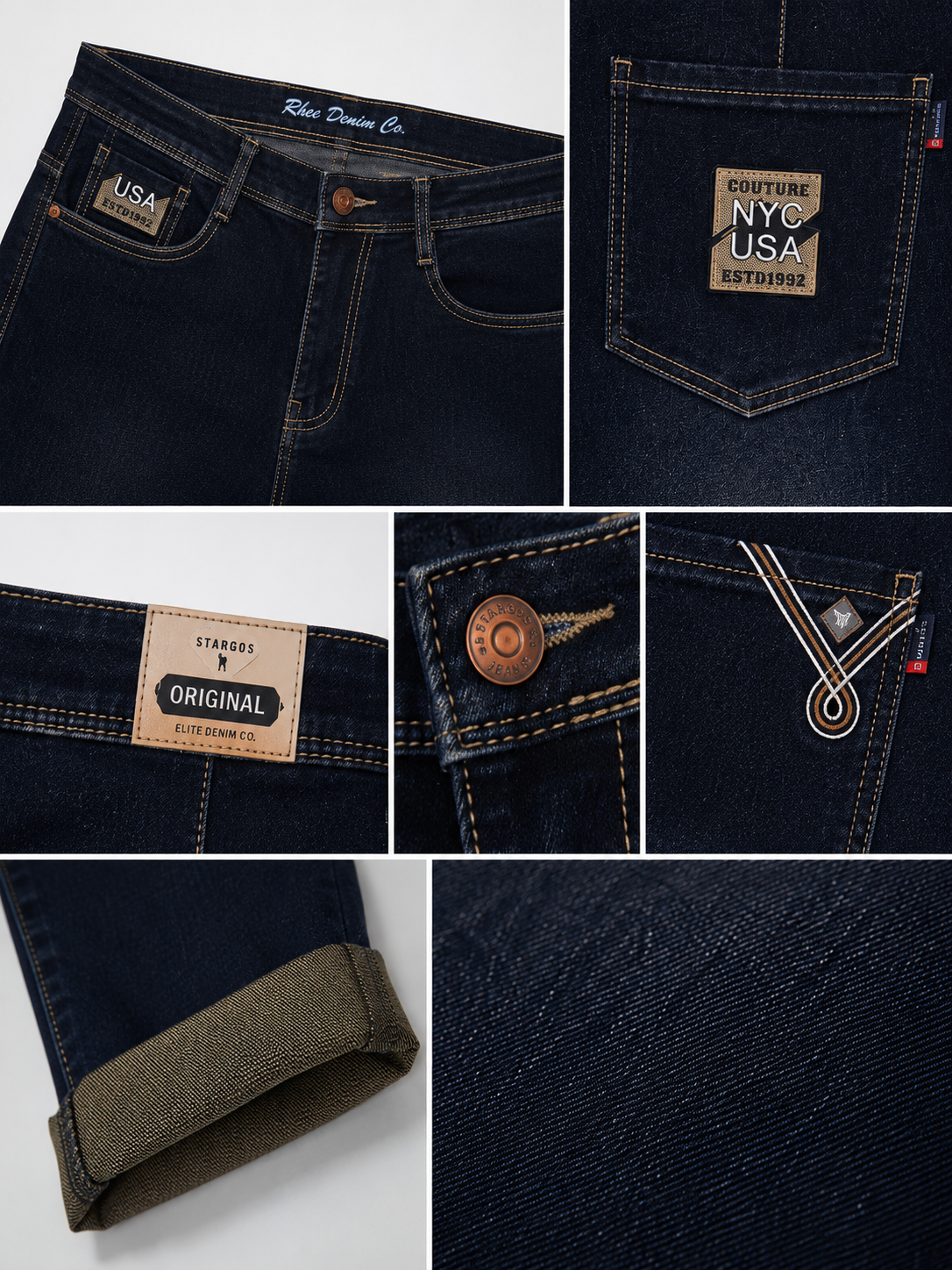 Classic Indigo Mom Fit Jeans